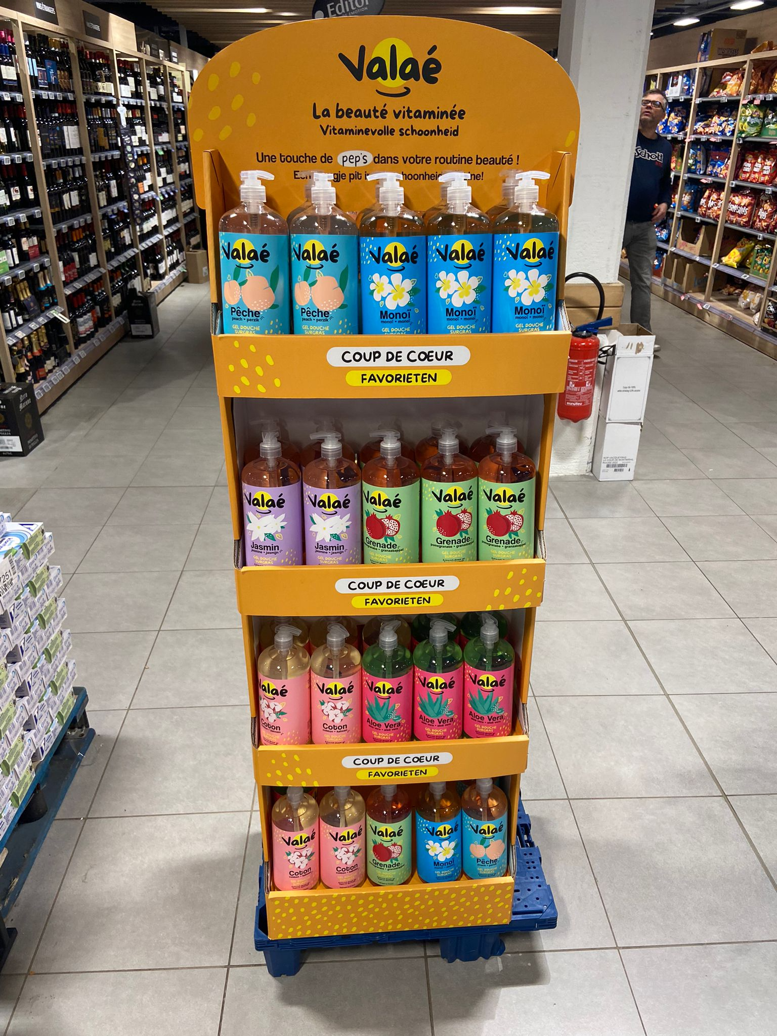 Vala&eacute; chez Intermarch&eacute; Belgique